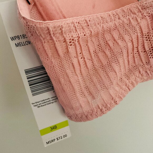 TAHARI Women's Push-Up Underwire Lace Bra NWT Size 34B - Picture 2 of 6